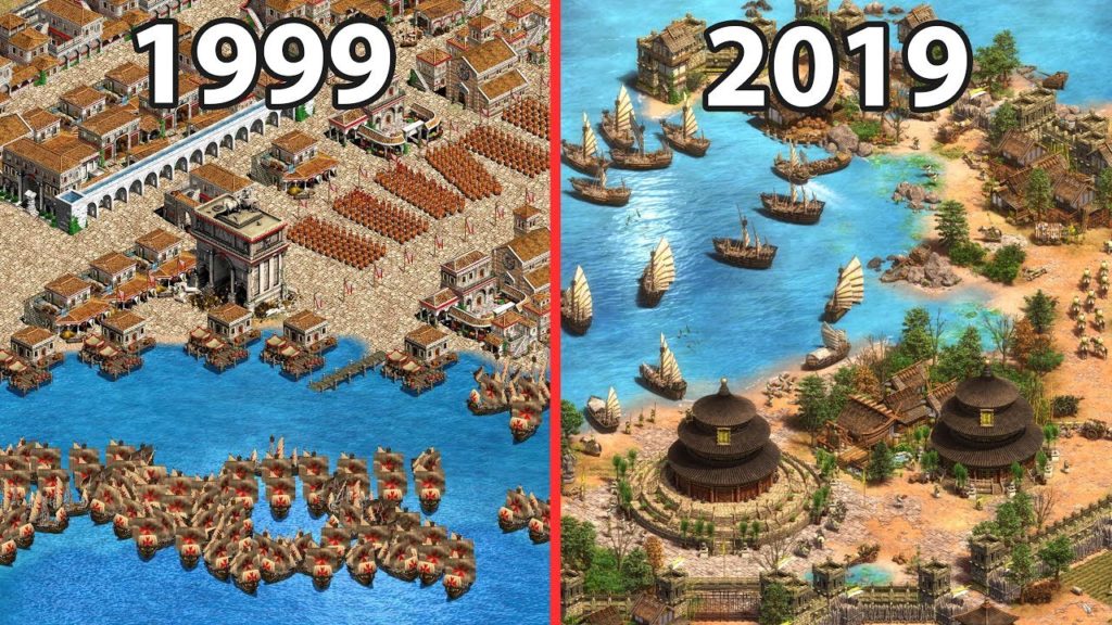 Age of Empires from 1999 to 2019 comparison
