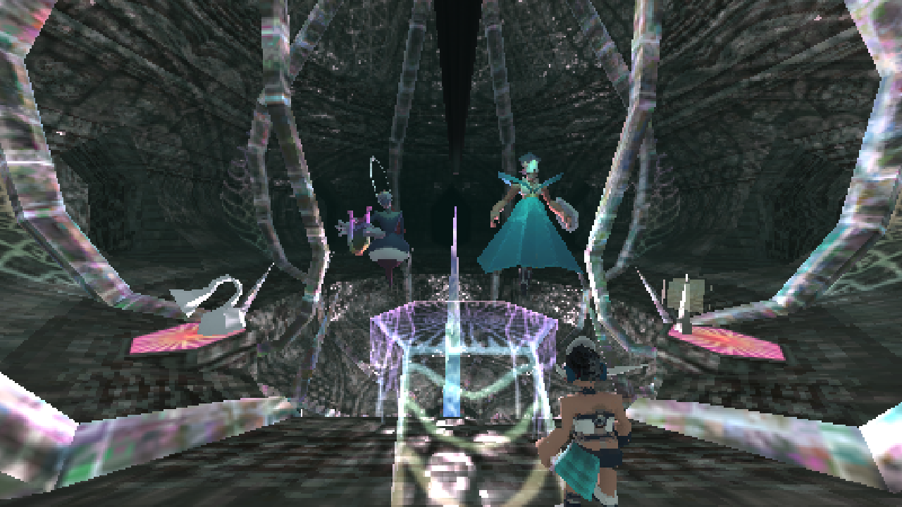 Nova standing in the Sanctuary in Anodyne 2