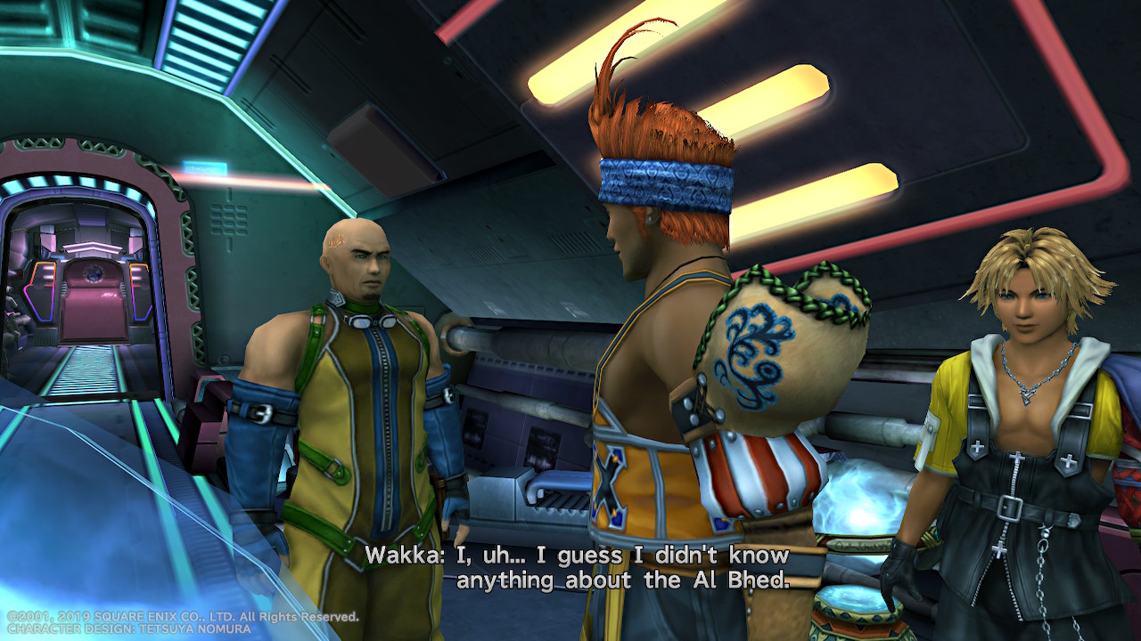 Wakka saying "I guess I didn't know anything about the Al Bhed"