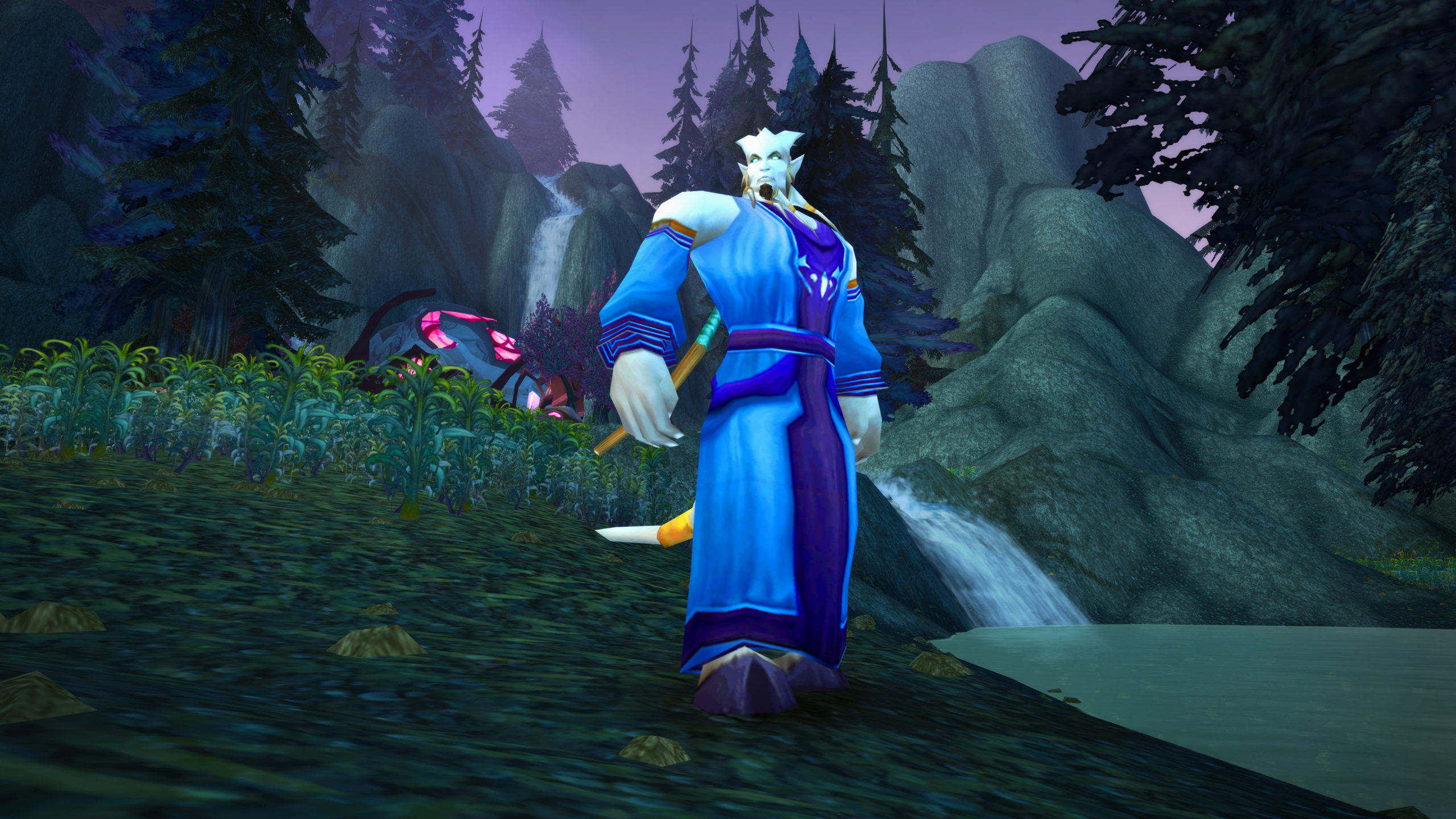 Screenshot of a character from the WoW Classic update