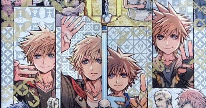 The 20th anniversary illustration that shows Sora from KH1-4