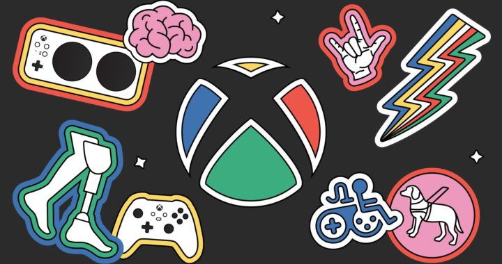The Xbox Disability Pride graphic featuring the Xbox logo and several accessibility/mobility aids