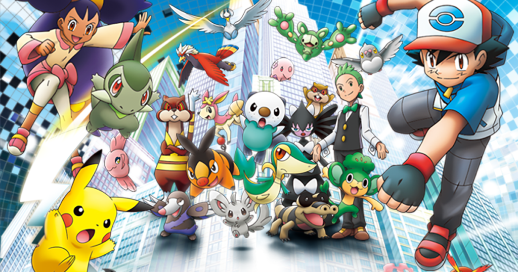 Pokémon Black and White anime cover image
